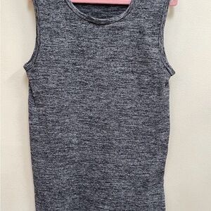 Athleta Gray /  Black Seamless Tank Top